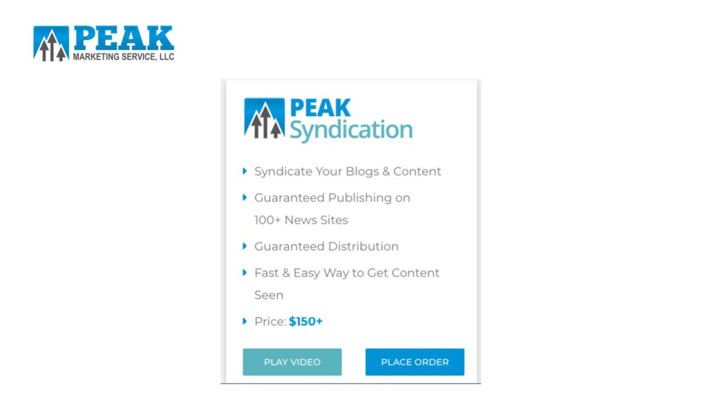 Content Syndication