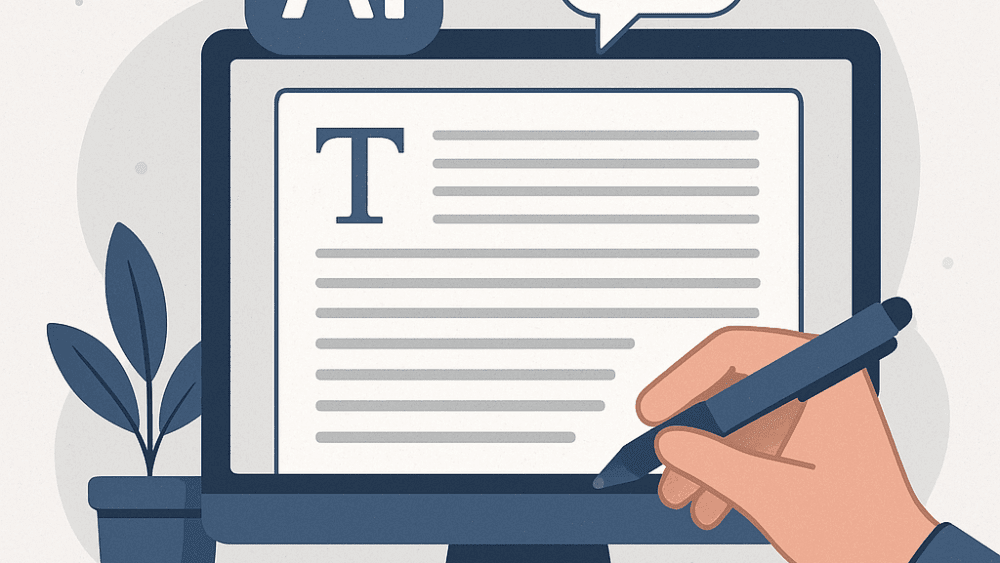 AI being used to write content